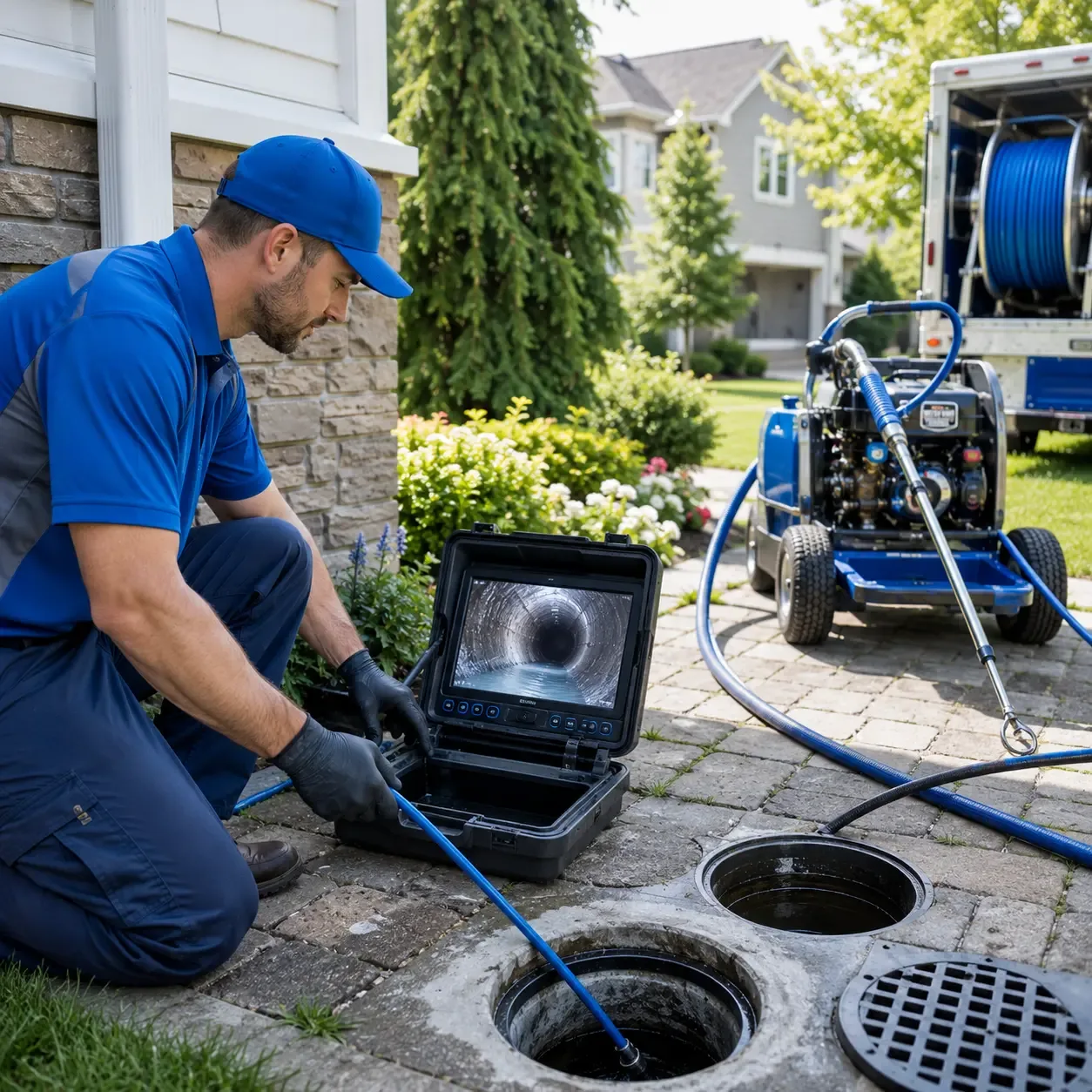 Outdoor drain cleaning professionals serving Louisburg, MO