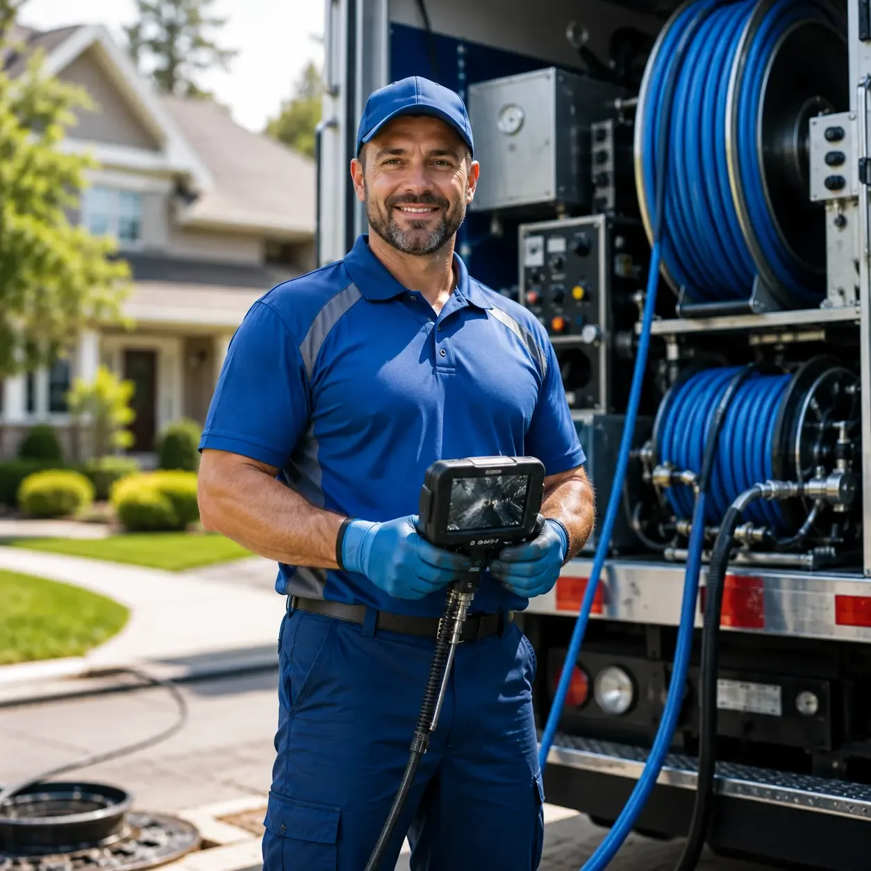 Local outdoor drain cleaning specialists in Louisburg, MO